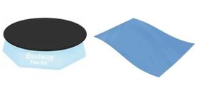 Forro e Capa para Piscina inflável 1,68 m 1000 Litros Bestway Bel Mor Intex etc 58683