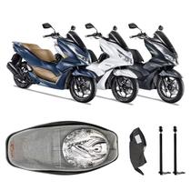 Forro Honda Pcx 160 2023 Cinza + Guidão Divisória 2 Antenas