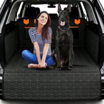 Forro Impermeável para Porta-Malas de SUV para Cães IJVAE Grande Preto