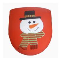 Forro Natalino Tampa De Vaso Sanitário Boneco De Neve Natal Forro Natalino Tampa De Vaso Sanitário Boneco De Neve Natal