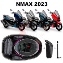 Forro Nmax 2023 Connected Premium Preto + Guidão + 1 Antena