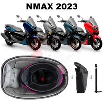 Forro Nmax 2023 Connected Standard Cinza + Guidão + 1 Antena