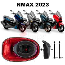 Forro Nmax 2023 Connected Standard Vermelho Guidão 2 Antenas