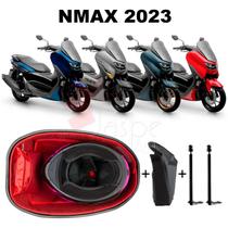 Forro Nmax 2023 Connected Standard Vermelho Guidão 2 Antenas