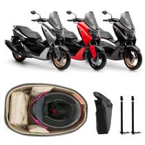 Forro Nmax 2025 Connected Premium Bege + Guidão + 2 Antenas