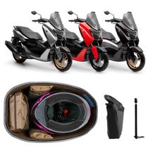 Forro Nmax 2025 Connected Premium Marrom + Guidão + 1 Antena