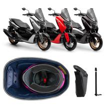 Forro Nmax 2025 Connected Standard Azul + Guidão + 1 Antena