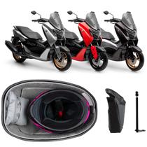 Forro Nmax 2025 Connected Standard Cinza + Guidão + 1 Antena