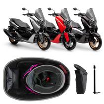 Forro Nmax 2025 Connected Standard Preto + Guidão + 1 Antena