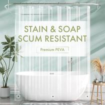 Forro para Cortina de Banheiro AmazerBath 183x198cm Impermeável PEVA