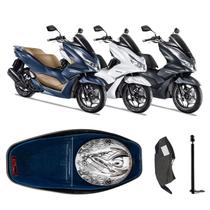 Forro Pcx 160 2023 Azul + Guidão + Divisória + 1 Antena