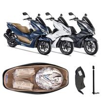 Forro Pcx 160 2023 Premium Bege + Guidão Divisória 1 Antena