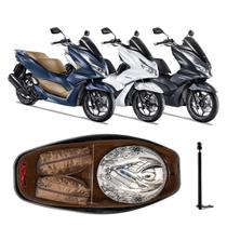 Forro Pcx 160 2023 Premium Marrom + 1 Antena + Divisória