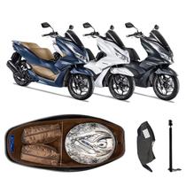 Forro Pcx 160 2023 Premium Marrom + Guidão Divisória 1 Ant Forro Pcx 160 2023 Premium Marrom + Guidão Divisória 1 Ant