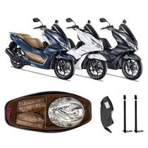 Forro Pcx 160 2023 Premium Marrom + Guidão Divisória 2 Ant