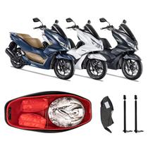Forro Pcx 160 2023 Premium Vermelho + Guidão Divisória 2 Ant