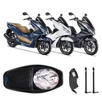 Forro Pcx 160 2023 Preto + Guidão + Divisória + 2 Antenas