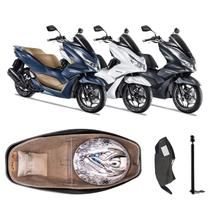Forro Pcx 160 2023 Standard Bege + Guidão Divisória 1 Antena