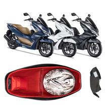 Forro Pcx 160 2023 Standard Vermelho + Guidão + Divisória