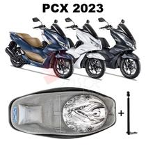 Forro Pcx Dlx 2023 Standard Cinza + 1 Antena + Divisória