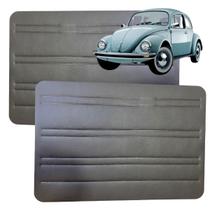 Forro Porta Dianteira Preto Fusca 78 até 96 PVC