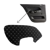 Forro porta linha preto xx linha prata para nissan march Forro porta linha preto xx linha prata para nissan march