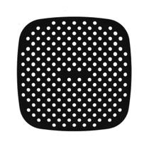 Forro Protetor Quadrado Para Air Fryer Fritadeira De Silicone Tapete Grande Pequeno Comida Cozinha