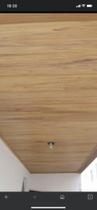 Forro pvc branco + madeira