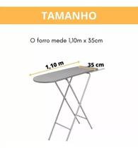 Forro Térmico Capa Grossa para Tabua de Passar - Medidas 110 x 35 cm