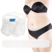 Forros de barriga WIBOND Under Belly Sweat Liners, 20 peças de algodão Forros de barriga WIBOND Under Belly Sweat Liners, 20 peças de algodão