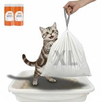 Forros de caixa de areia para gatos MUGVELL XL 94x46 cm (30 unidades)