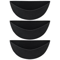 Forros de cesto suspensos de feltro de 40 cm, pacote com 3 para cesta suspensa na parede Forros de cesto suspensos de feltro de 40 cm, pacote com 3 para cesta suspensa na parede