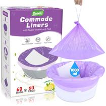 Forros de cômoda com almofadas absorventes, pacote com 60 unidades, descartáveis