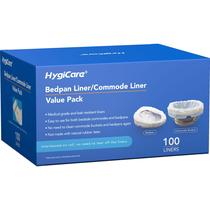 Forros de cômoda de cabeceira HygiCare 100 unidades para adultos e idosos Forros de cômoda de cabeceira HygiCare 100 unidades para adultos e idosos