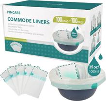 Forros de cômoda ININCARE 100 unidades com almofadas absorventes de 100 mL