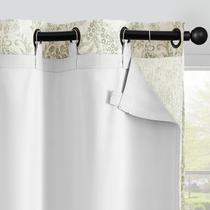 Forros de cortina Blackout Jinchan para quarto 160x155cm em branco