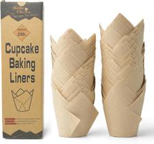 Forros de cupcake Bake Choice Tulip 200 unidades 5x5,5-8 cm 75GSM