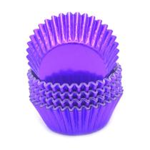 Forros de cupcake Mombake Standard Purple Foil 100 unidades Forros de cupcake Mombake Standard Purple Foil 100 unidades
