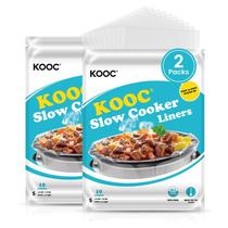 Forros de fogão lento KOOC 10x13cm, 20 unidades, tamanho pequeno, sem BPA