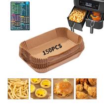 Forros de fritadeira de ar comprimido descartáveis 150 unidades para Ninja DZ201/401