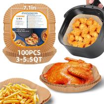 Forros de papel para fritadeira Air Fryer HONYAO para fritadeiras de 3-5,5 Qt Forros de papel para fritadeira Air Fryer HONYAO para fritadeiras de 3-5,5 Qt
