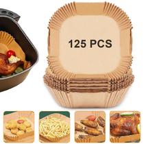 Forros de papel para fritadeira Air Fryer TOGOO 125PCS antiaderentes descartáveis