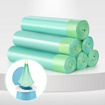 Forros de penico de viagem portáteis, bolsas universais com cordão para crianças pequenas, treinamento de penico, assento sanitário, bolsa de limpeza descartável para crianças, crianças e adultos, animais de estimação ao ar livre - 90 unidades (18 x 20 polegadas) (verde)