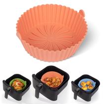 Forros de silicone para fritadeira Air Fryer Loveuing, panela antiaderente reutilizável