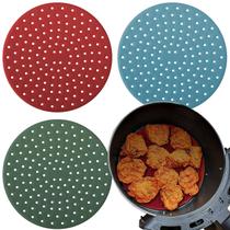 Forros de silicone para fritadeira de ar comprimido, pacote com 3, 9 polegadas, reutilizáveis pela Linda's