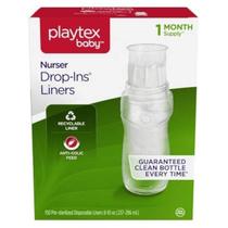 Forros descartáveis de 240 ml para mamadeira Playtex Nurser Drop-Ins