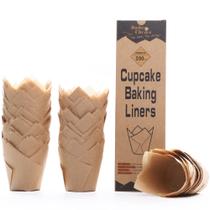 Forros para Cupcake Bake Choice - Tulipas Naturais (200 Unidades)