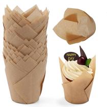 Forros para Cupcake Taoxi em Papel Antigordura Tulipa 200 unidades