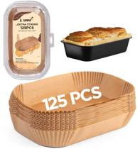 Forros para Forma de Pão LHSHAD para Papel Manteiga 9x5 polegadas 125 unidades