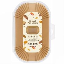 Forros para Formas de Pão 9x5 Polegadas - 180 Unidades de Papel Manteiga Antiaderente - Forros Descartáveis para Pães, Bolos e Acessórios de Confeitaria Forros para Formas de Pão 9x5 Polegadas - 180 Unidades de Papel Manteiga Antiaderente - Forros Descartáveis para Pães, Bolos e Acessórios de Confeitaria